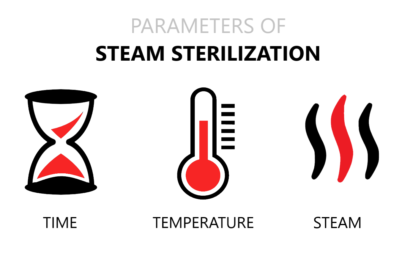 Steam pressure sterilization фото 1